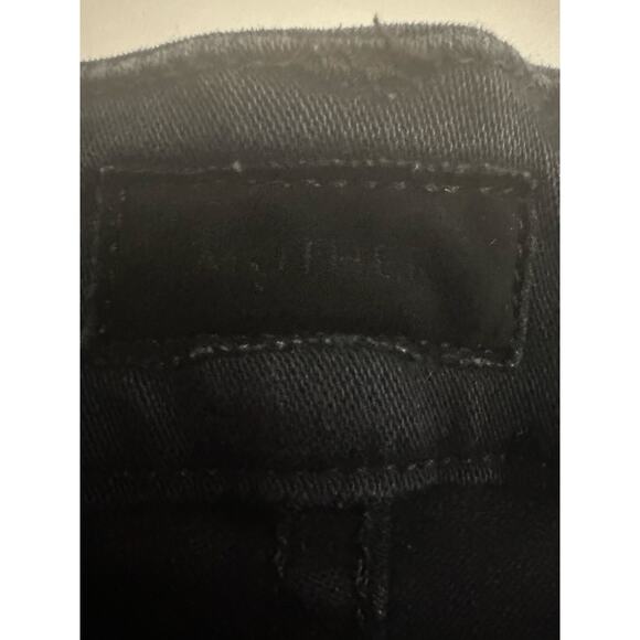 Mother High Waisted Looker Jeans in Blackbird Sz 27 Stretchy Skinny Ankle *Flaw - Picture 3 of 12